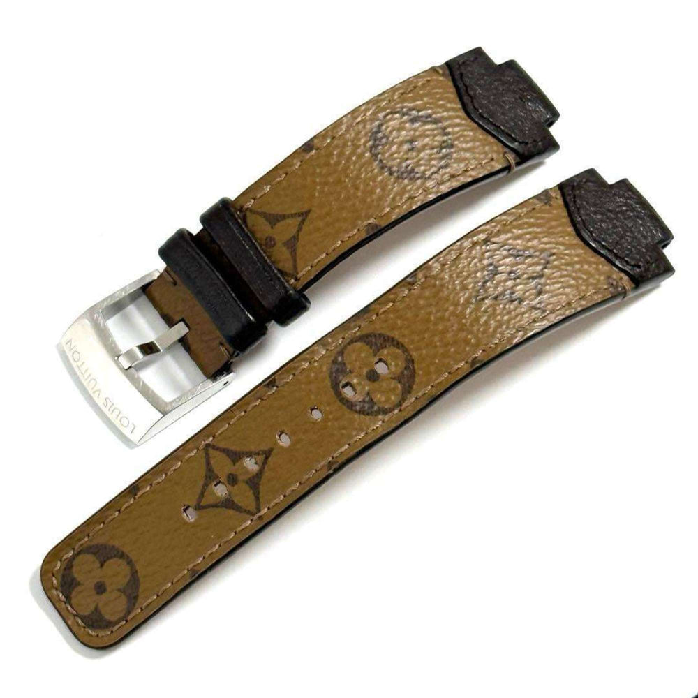 Louis Vuitton Men's Tambour Monogram Watch 39mm — Very Good