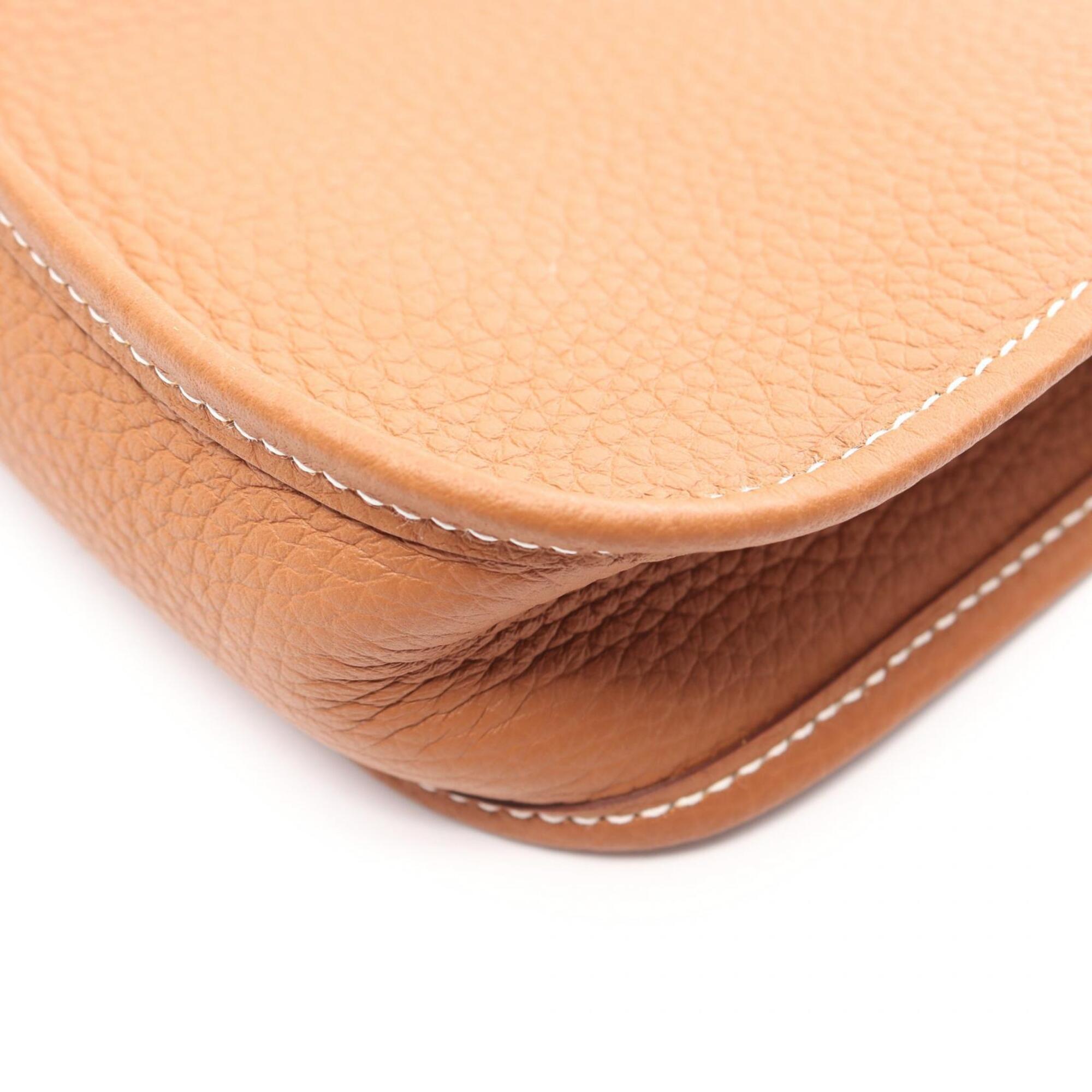 Hermes Evelyne Amazon TPM Gold Shoulder Bag/Handbag, Taurillon Clemence Leather, Women's, Brown Tones — New - Store Return