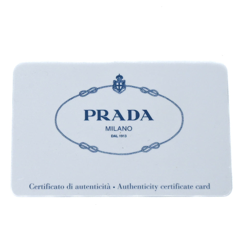 PRADA Tessuto Re-Nylon Triangle Shoulder Bag, Black, Gray, Brown, 2VD769 — New - Store Return