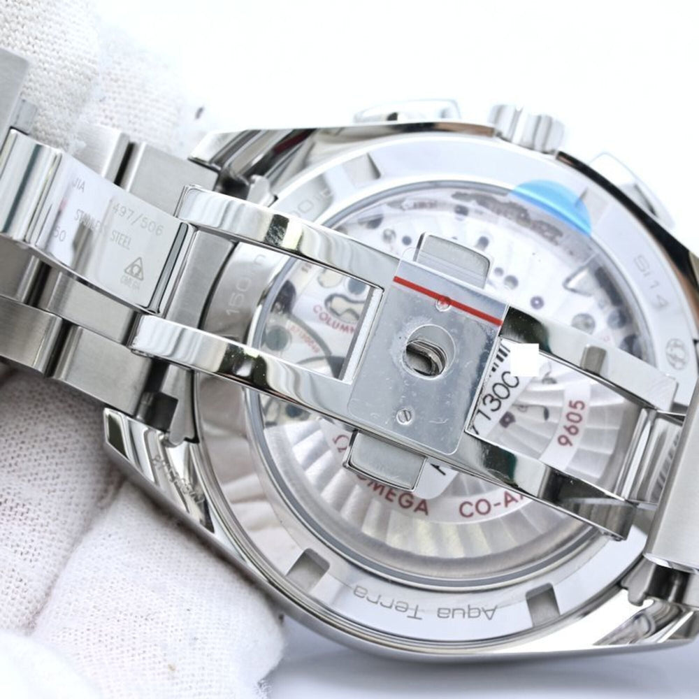 OMEGA Seamaster Aqua Terra 150m Co-Axial Chronometer GMT 231.10.43.52.06.001 Men's Watch Stainless Steel 40480 — New - Store Return