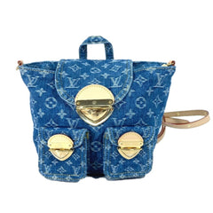 LOUIS VUITTON M46836 New LV Remix Venice Backpack Monogram Denim Women's Blue — New - Store Return