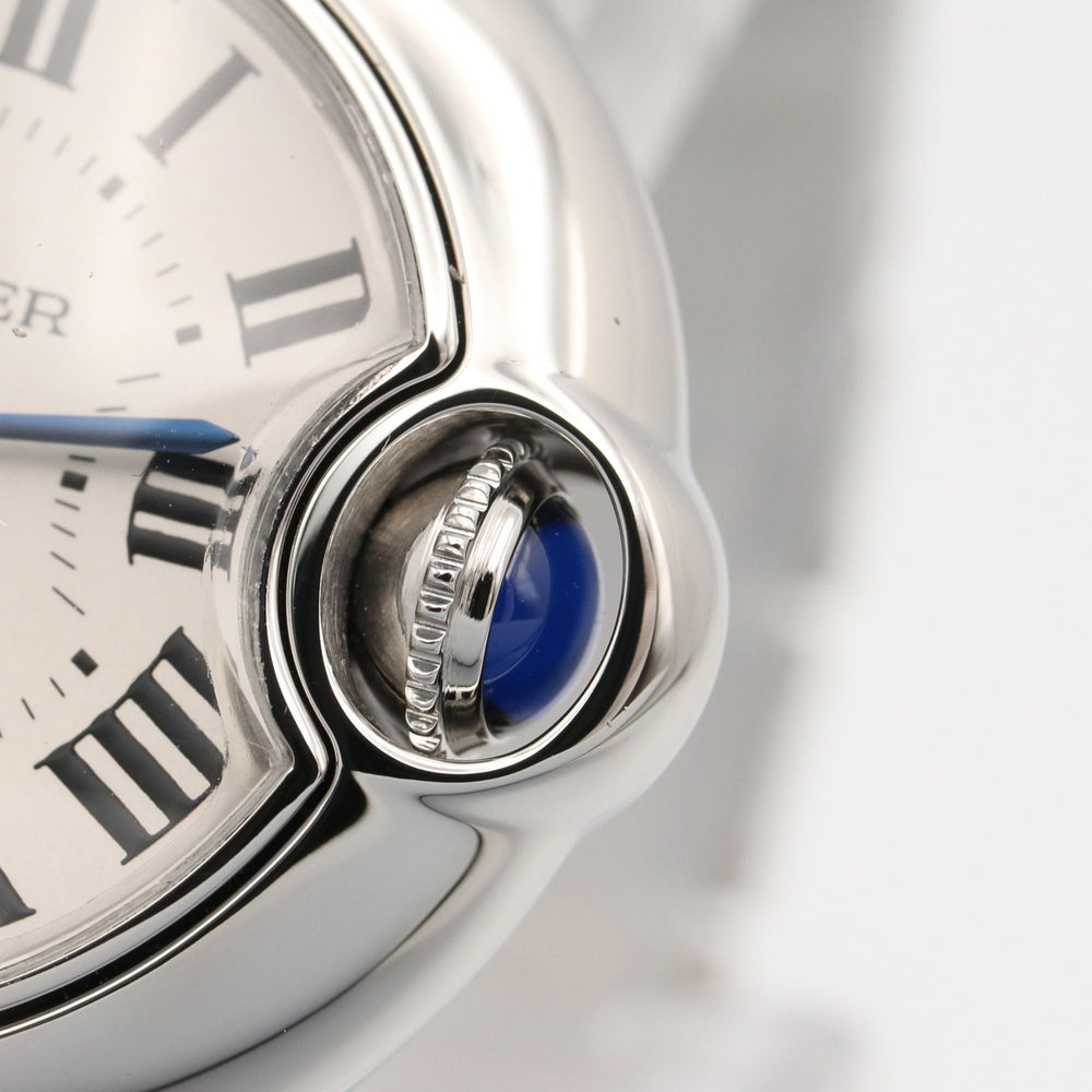 Cartier Ballon Bleu SM Watch, Stainless Steel, Ladies, Silver Tone, W69010Z4 — Very Good