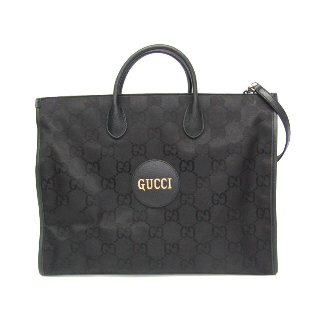 Gucci Off The Grid GG 630353 Men,Women Nylon Canvas,Leather Handbag,Shoulder Bag Black — Like New