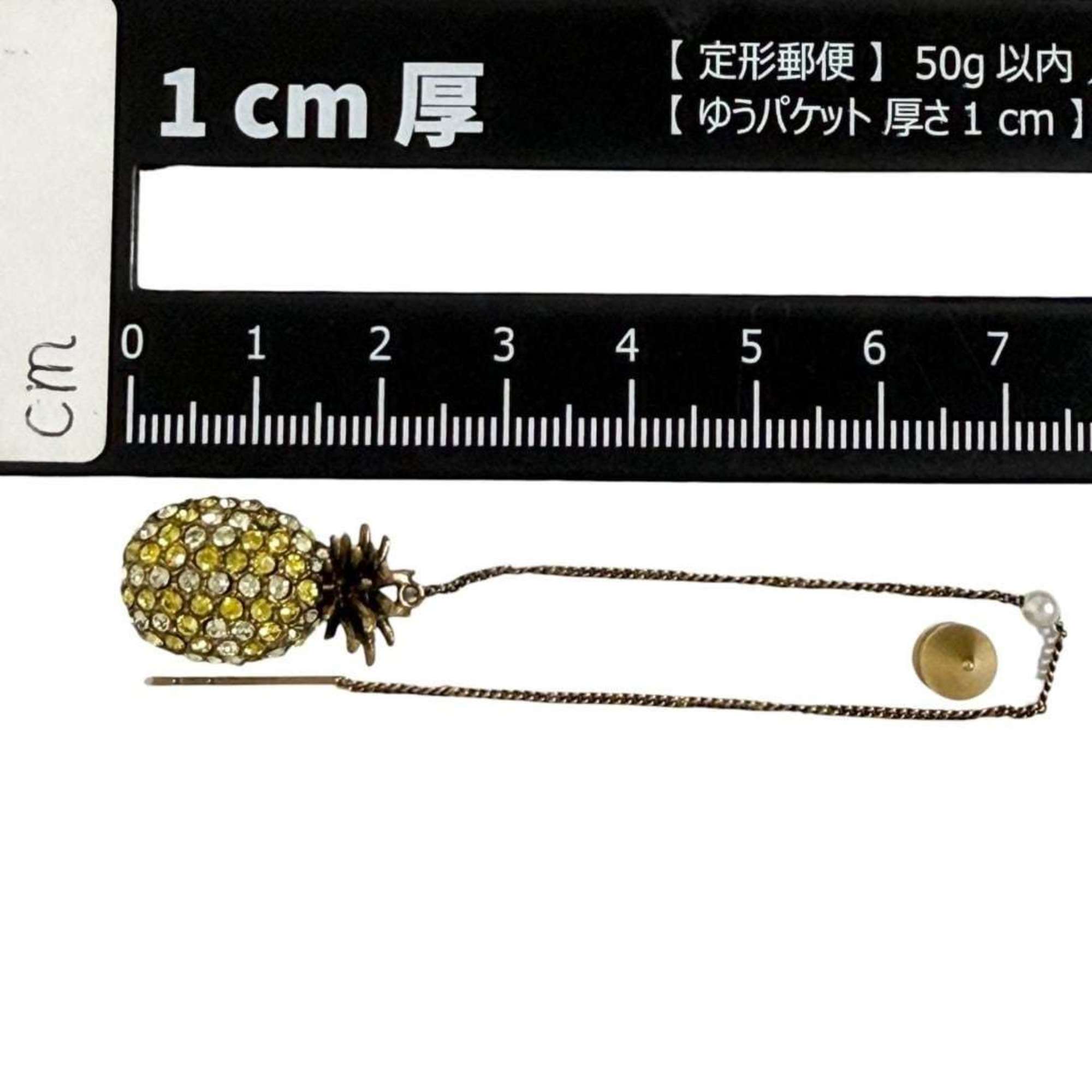 Gucci Women's Single Pineapple Earring with Threader Chain — Like New