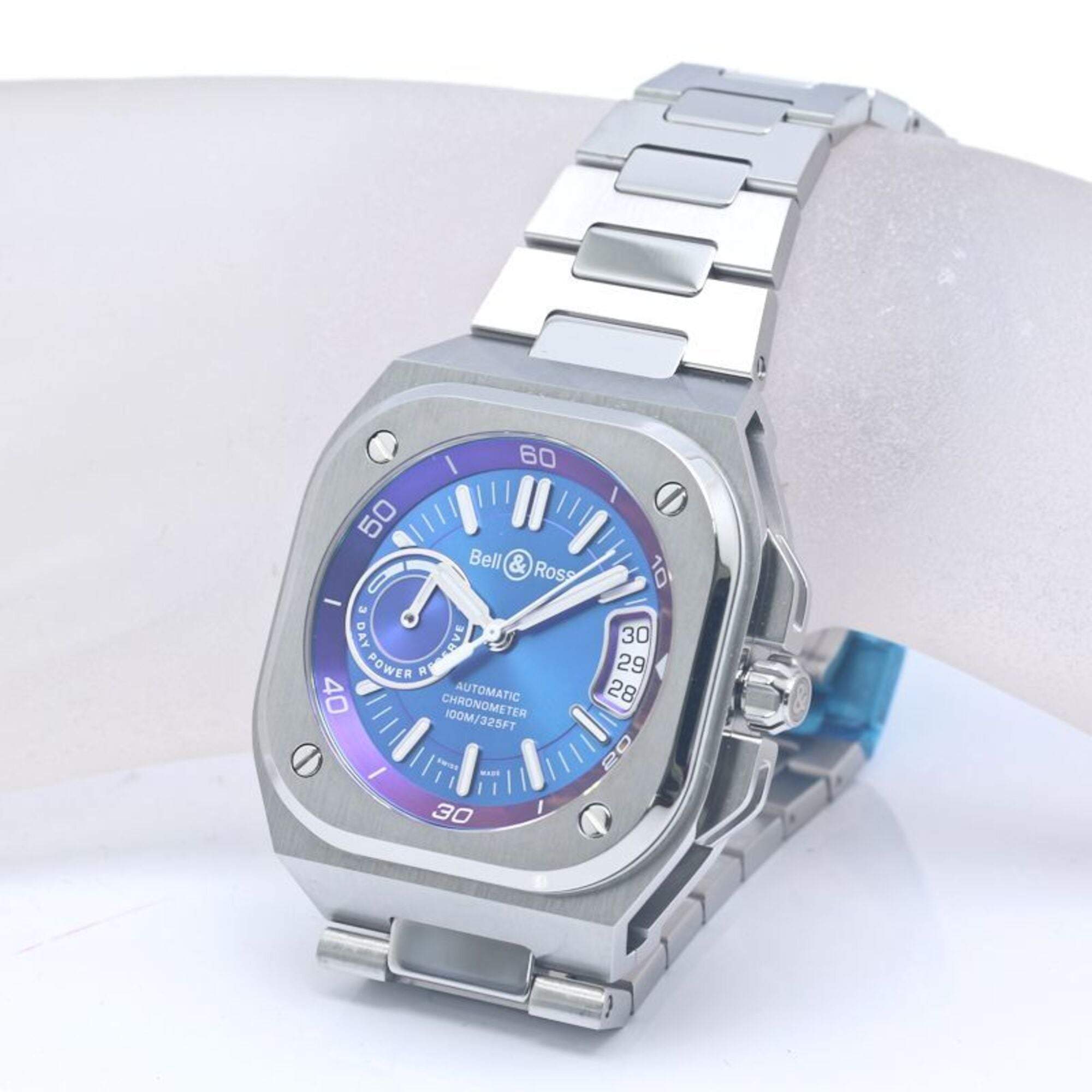 Bell & Ross BR-X5 Iridescent Boutique Limited Edition BRX5R-IRS-ST SST Men's Watch SS 40343 — Good