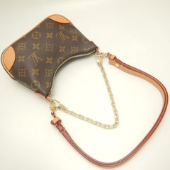 LOUIS VUITTON Louis Vuitton Monogram Nano Boulogne M25519 Shoulder Bag Brown Women's 253989 — Like New