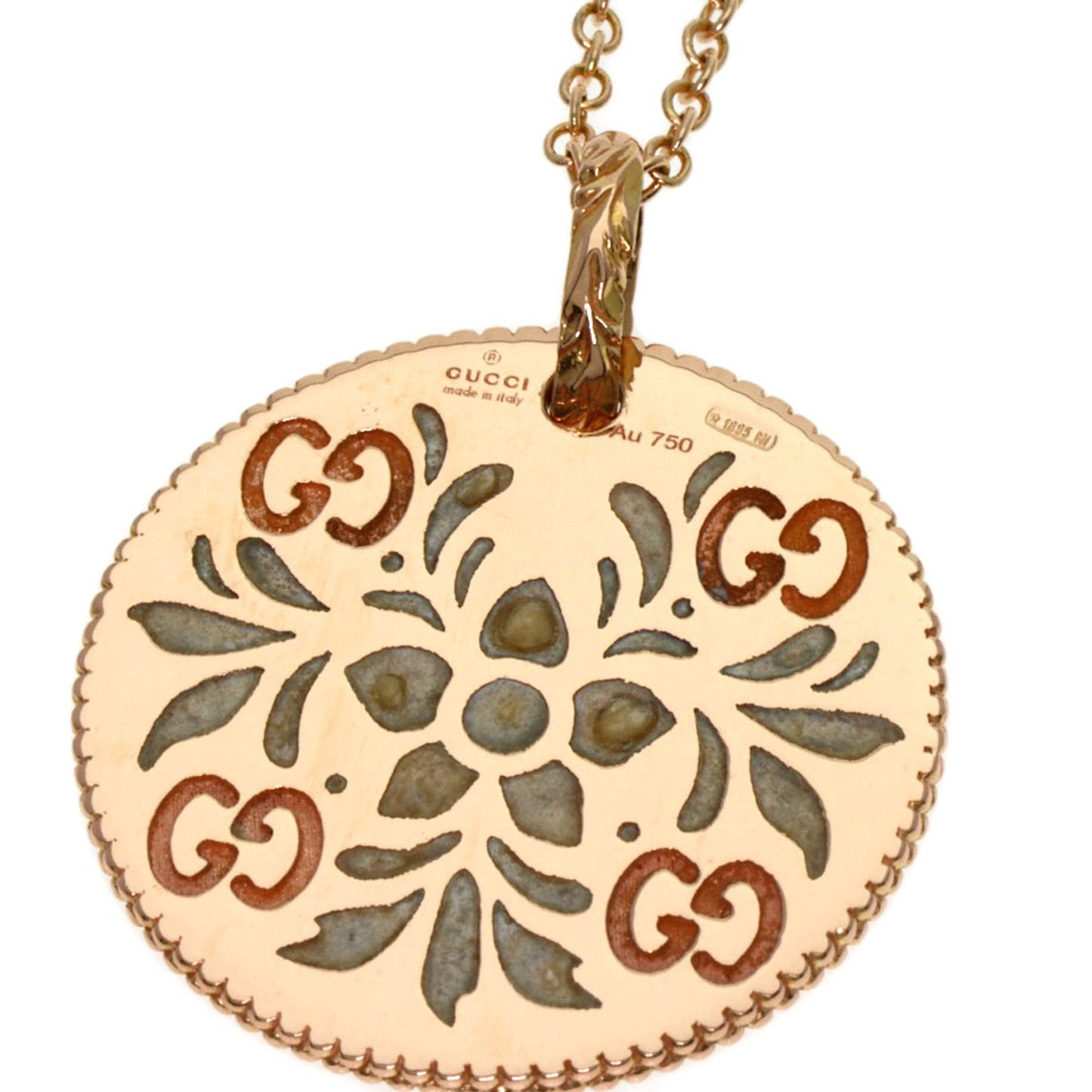 Gucci Icon Bloom Necklace 18K Pink Gold Women's GUCCI