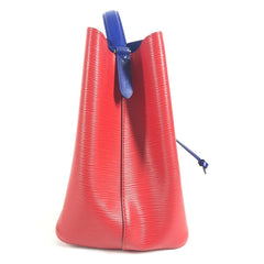 LOUIS VUITTON M54365 Epi NeoNoe Bicolor Bucket Bag, Shoulder 2-Way Handbag, Leather, Women's, Coquelicot Red — Like New