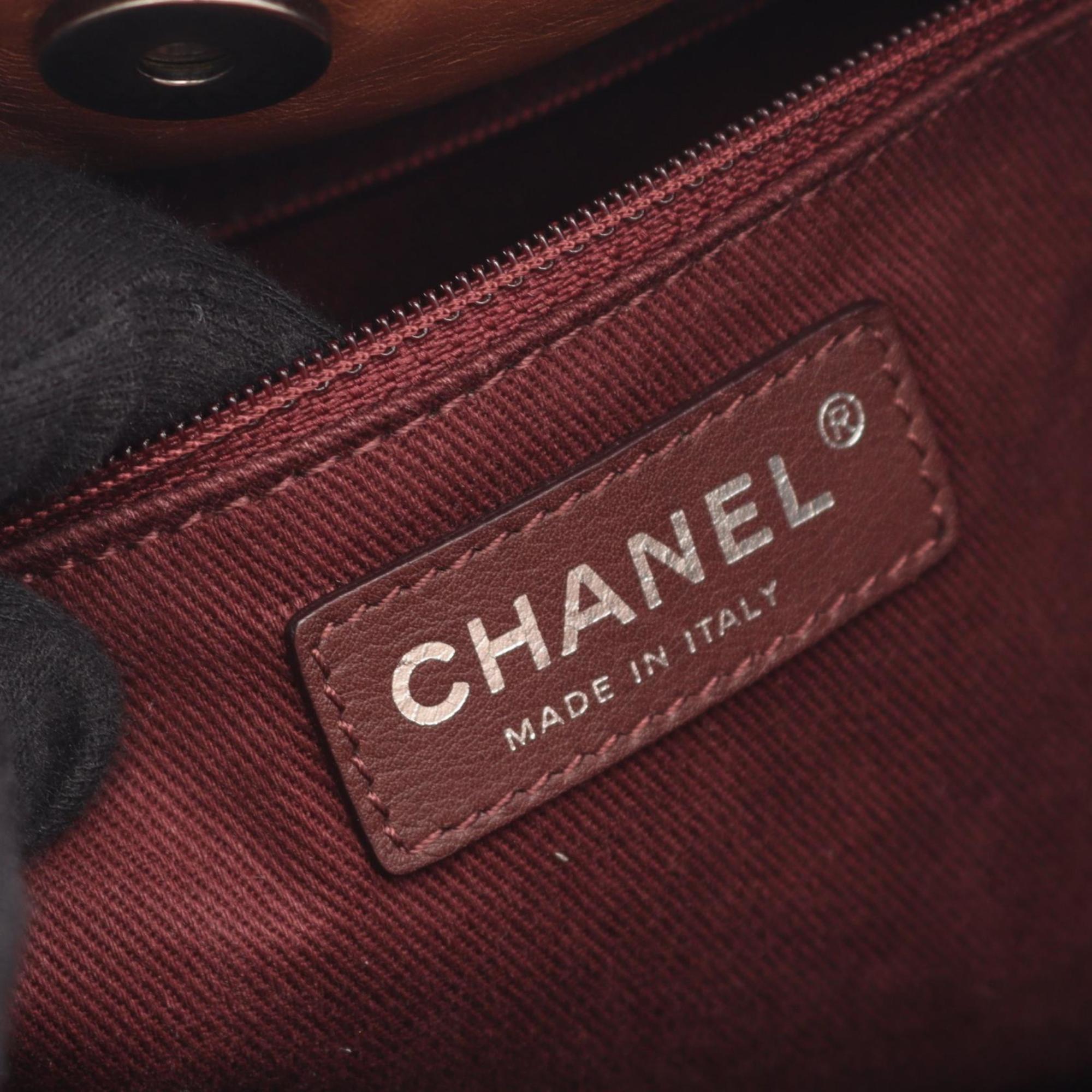 CHANEL IN THE MIX Shoulder Bag/Handbag, Leather, Women's, Brown