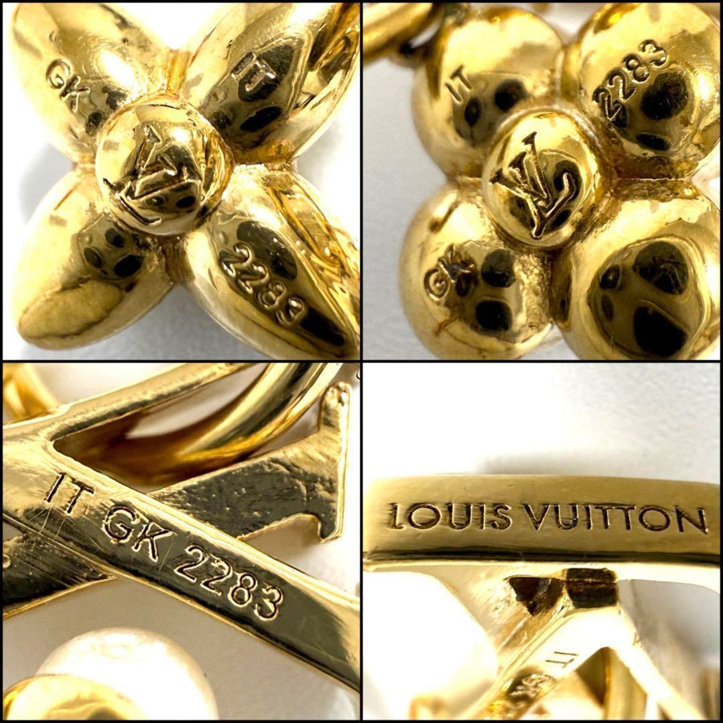 Louis Vuitton Women's Earrings LV Floragram Set of 3