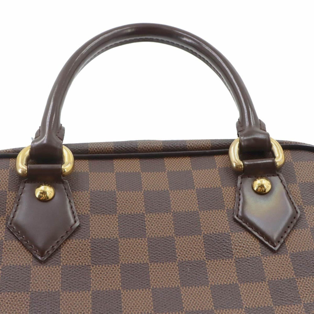 Louis Vuitton Damier Duomo Handbag, Ebene, N60008, Gold Hardware — Like New