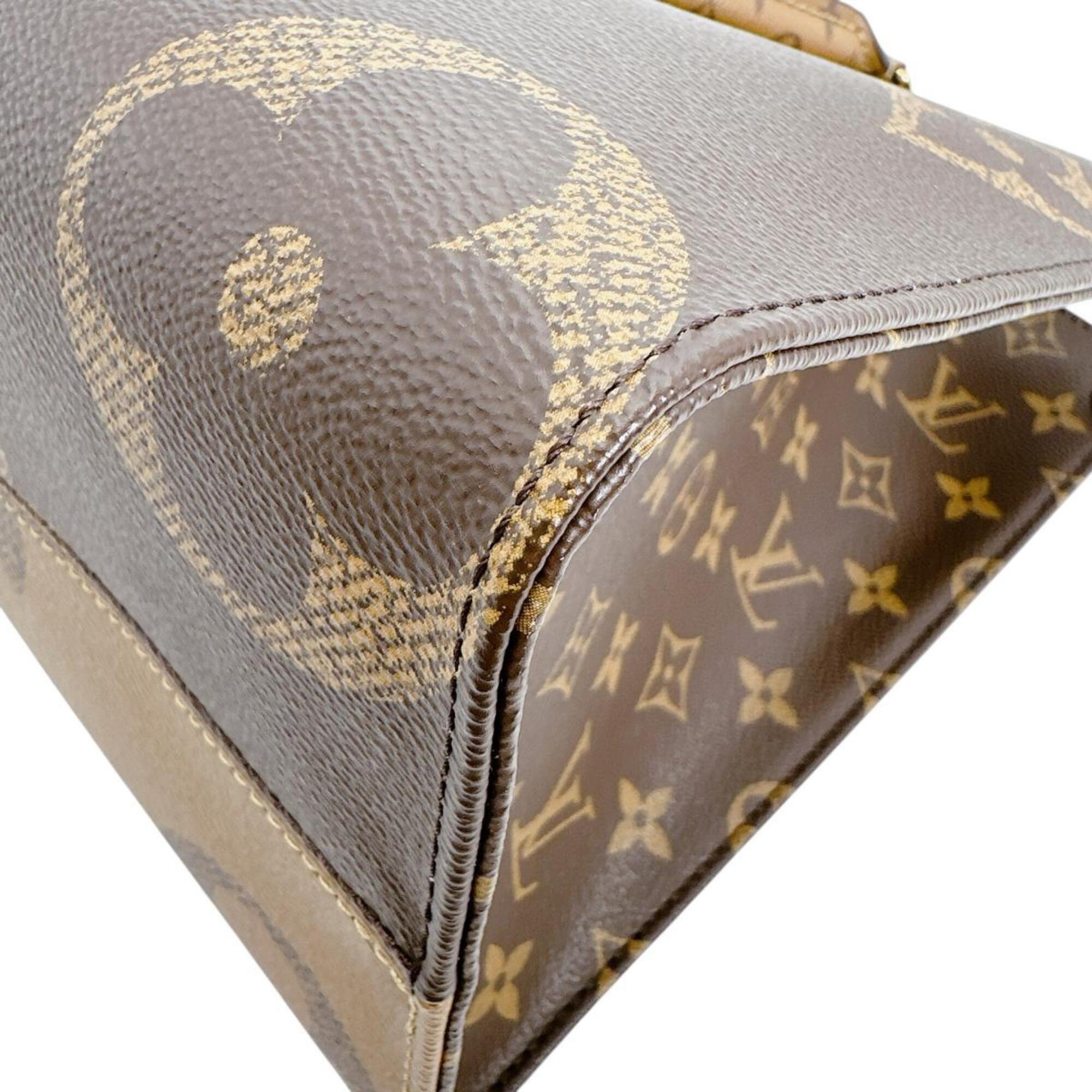 Louis Vuitton LOUIS VUITTON Tote Bag Handbag Monogram Giant Reverse OnTheGo MM M45321 Brown — Like New