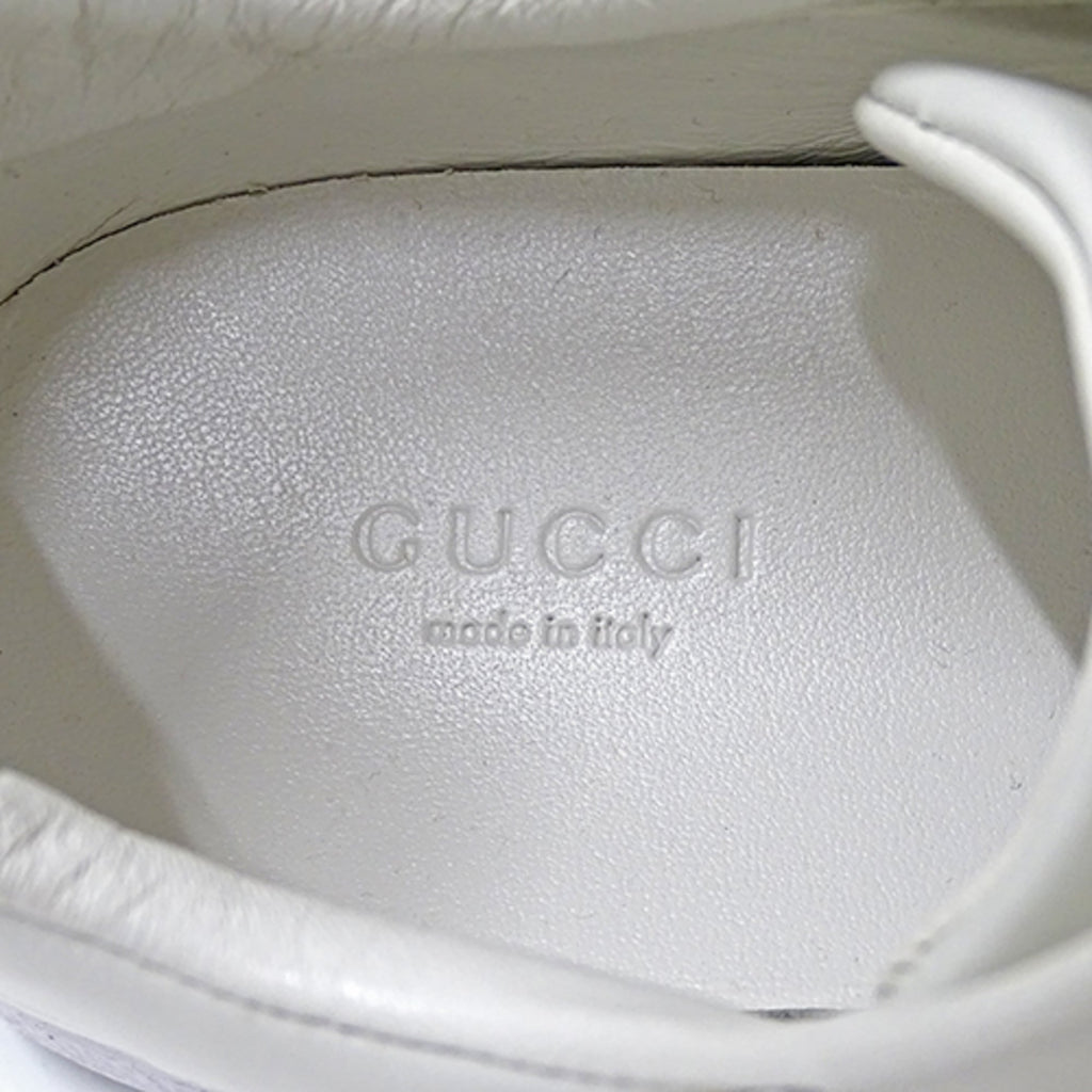 Gucci women's sneakers, white leather, size 36 1/2 (approximately 23.5cm), model number 426185.