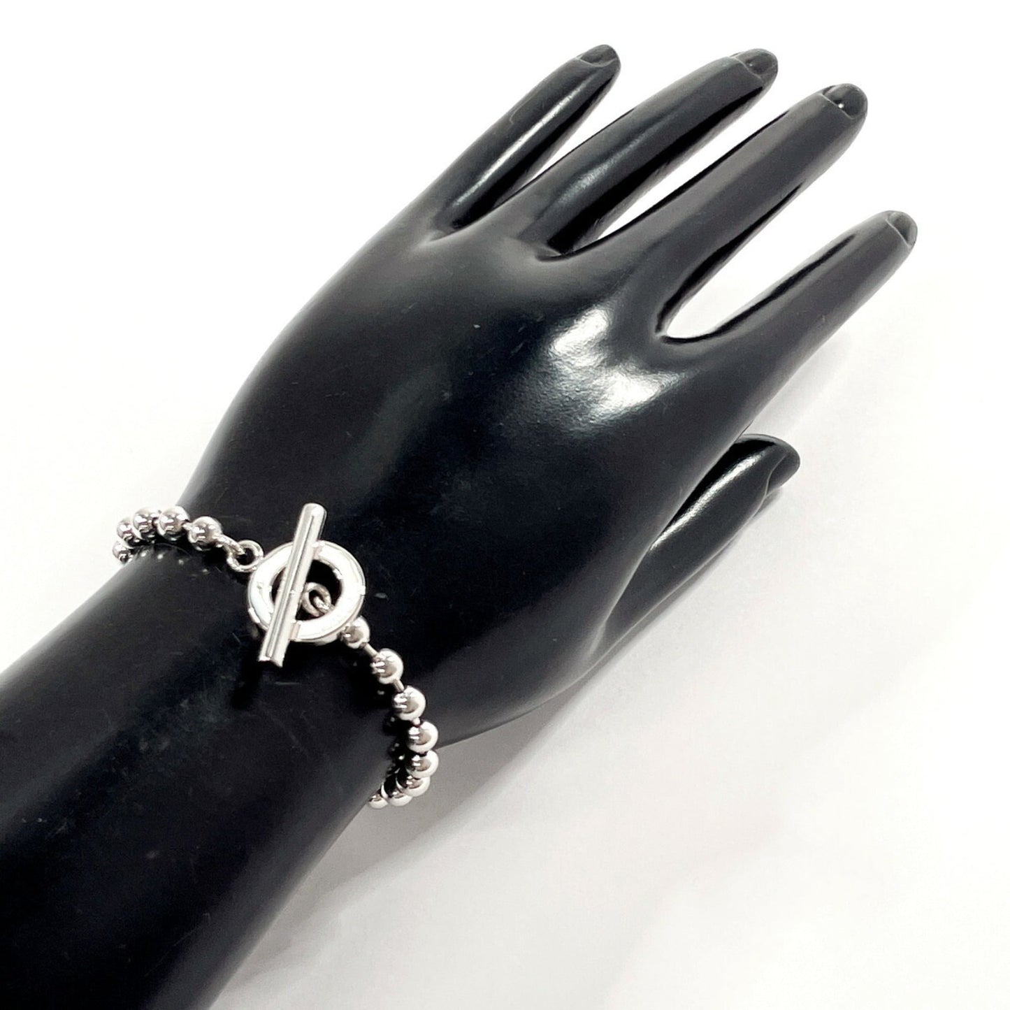 GUCCI Gucci Ball Chain Bracelet, 925 Sterling Silver, Unisex