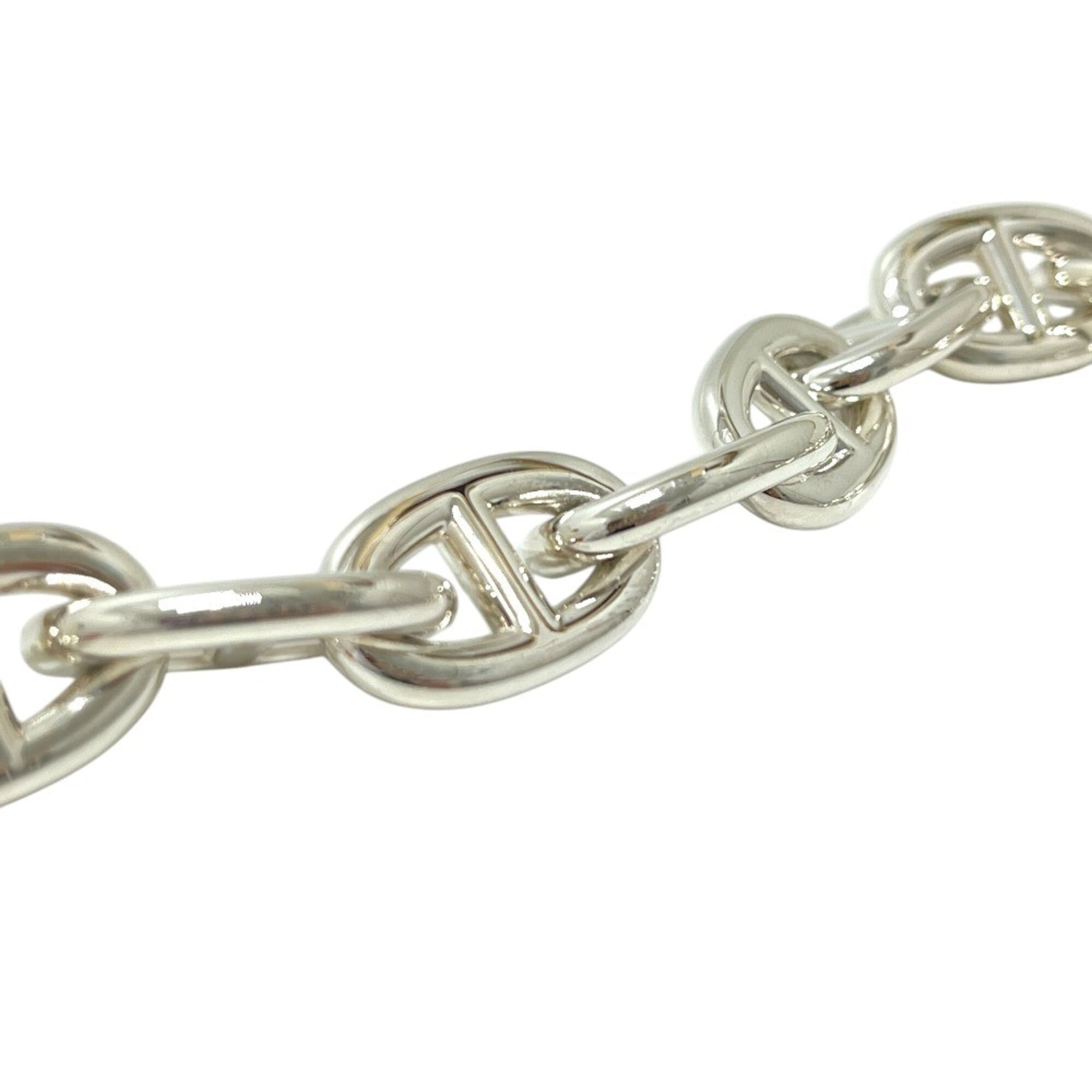 HERMES H101995B Chaine d'Ancre TGM 12-link bracelet SV925 men's silver — New