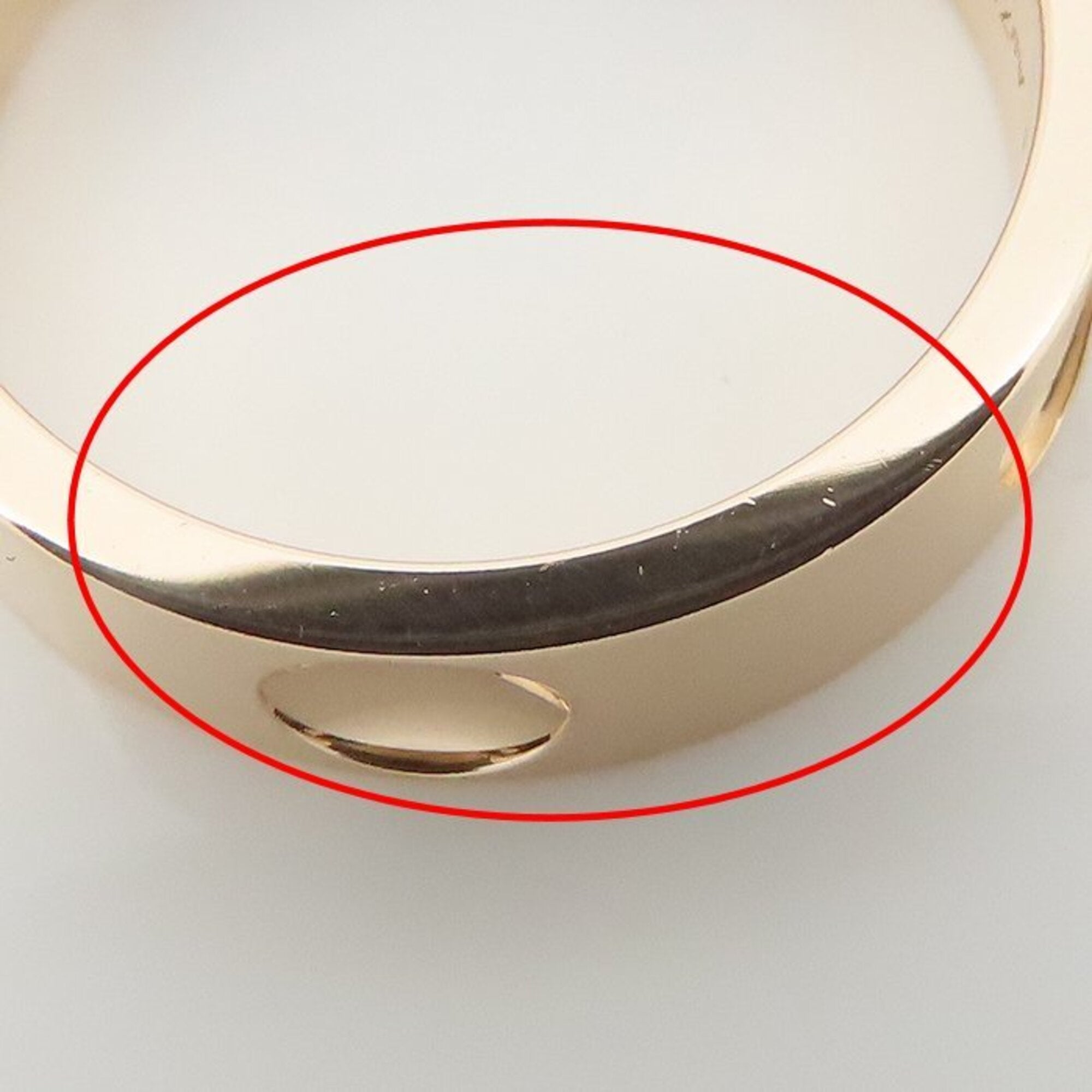 LOUIS VUITTON Louis Vuitton Empreinte LV Ring, Size #53, Women's, Q9K98A 295333 — Like New