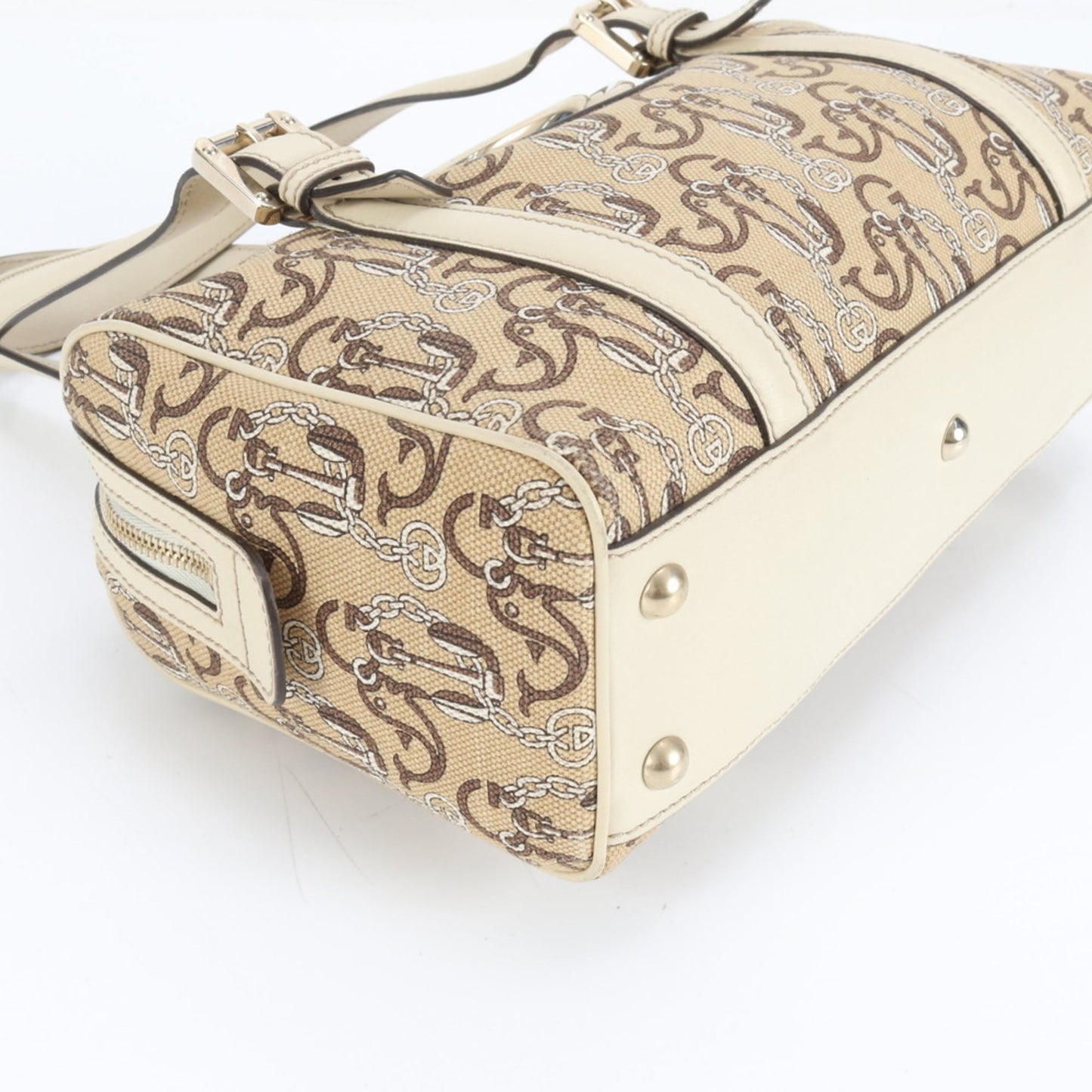 Gucci Interlocking G Mini Boston Bag 170009 Leather Tote Shoulder Handbag Women's