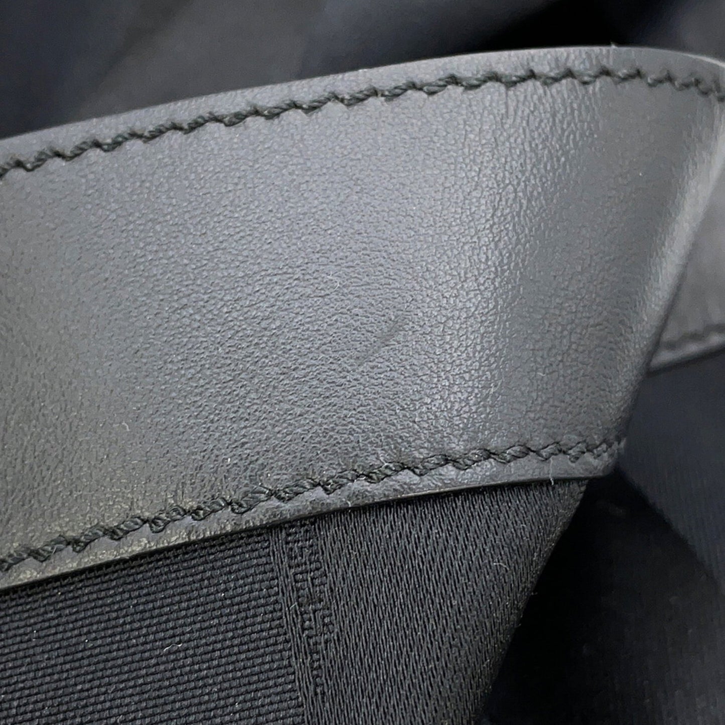 Fendi Strike Pecan Backpack, Large, 7VZ056, Black, 2-way