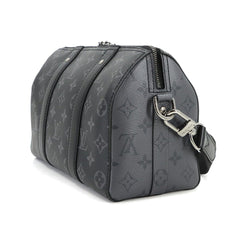 Louis Vuitton Monogram Eclipse Reverse City Keepall Shoulder Handbag M45936 RFID — Like New