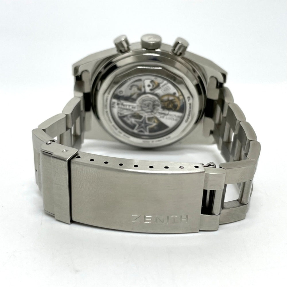 ZENITH 3.L384.400 Lupin the Third 2nd Edition Japan Limited 200 Pieces Revival A384 Chronomaster Watch Stainless Steel Men's Silver — Like New