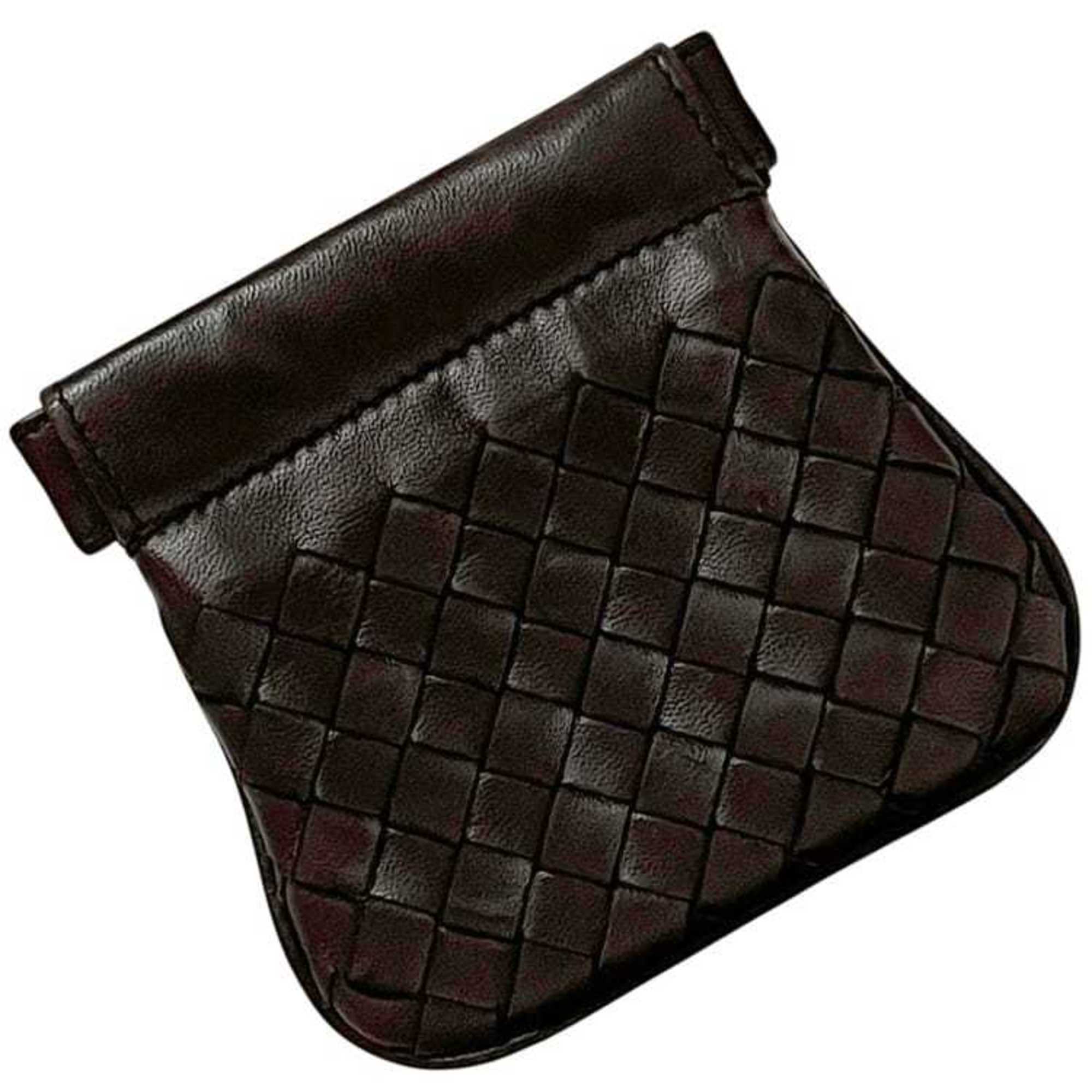 Bottega Veneta Coin Case ec-24814 Brown Intrecciato 189987 Leather Purse V 0013 2040 EPEV 2063 B BOTTEGA VENETA Pouch Mini Wallet Compact