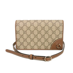 Gucci GUCCI Shoulder Bag GG Emblem Super Brown Web 2WAY Supreme Beige 820688 FAD6L 9758 Men's Women's — New - Store Return