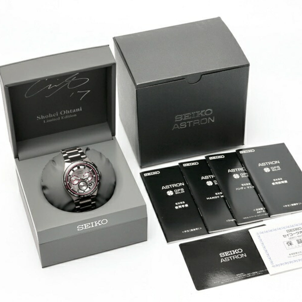 Seiko Astron Nexter Shohei Ohtani 2022 Limited Edition Model SBXC125 5X53-0BX0 Quartz Watch GPS Solar A-158651 — Very Good