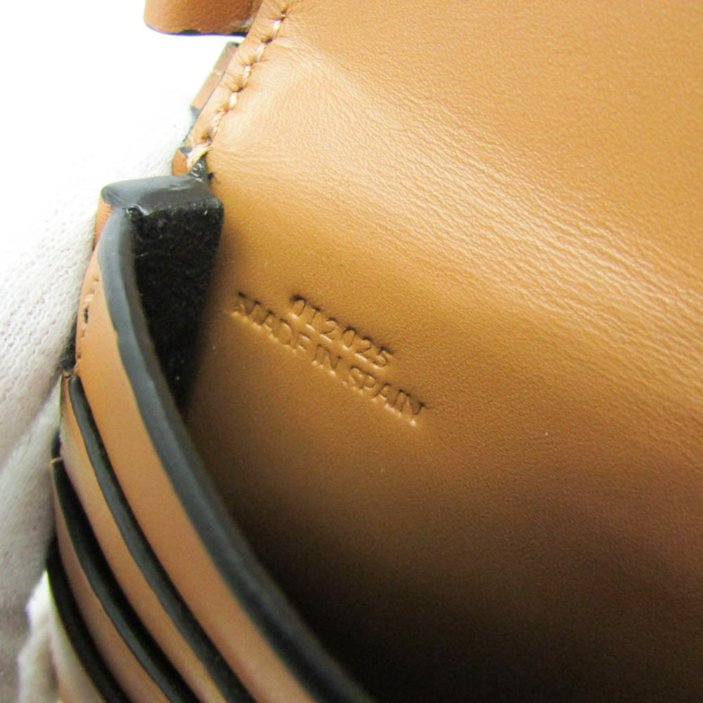 Loewe HEEL POUCH SMALL Women's Leather Shoulder Bag Brown — Like New