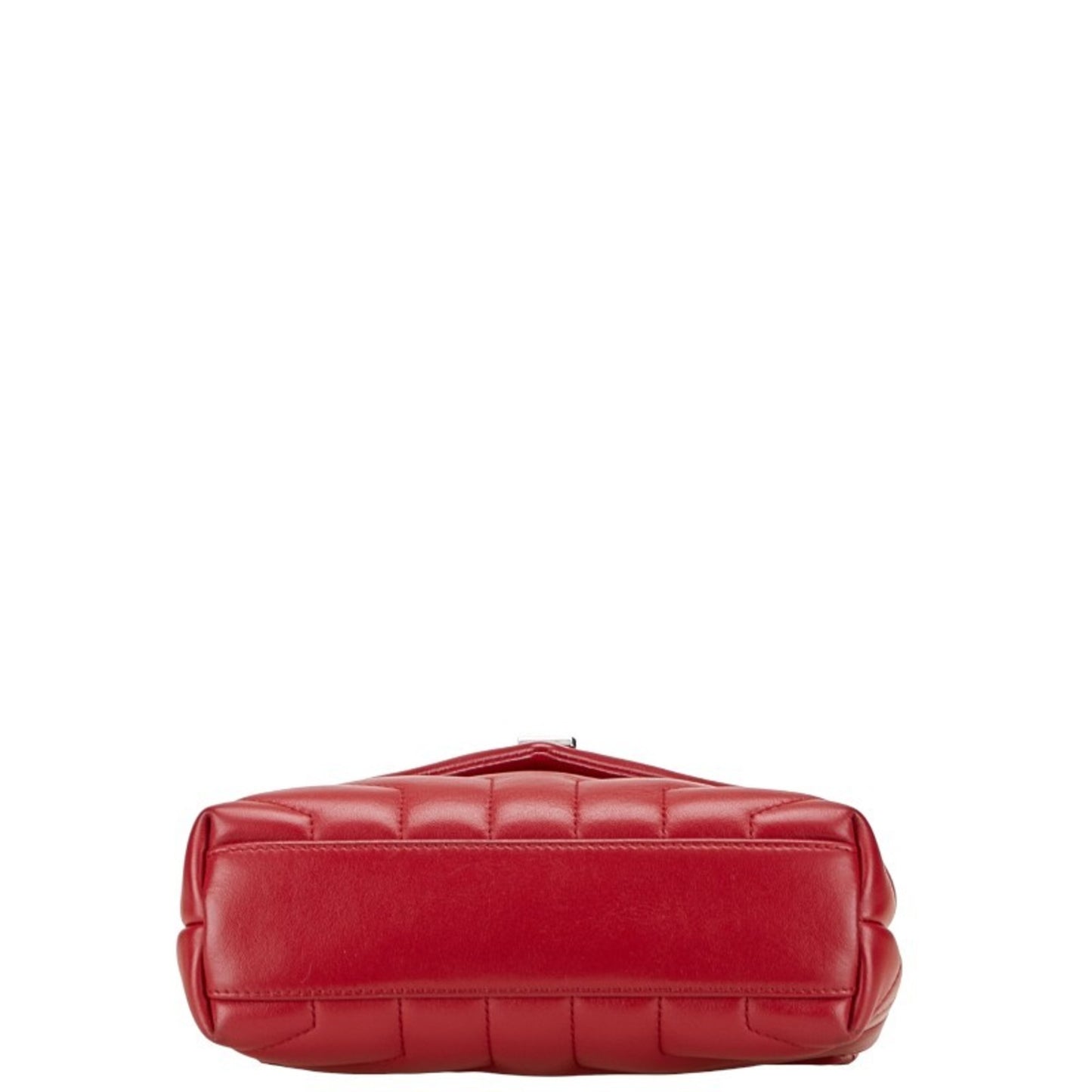 Saint Laurent YSL Logo Lulu Toy Bag Shoulder 467072 Wine Red Leather Women's SAINT LAURENT