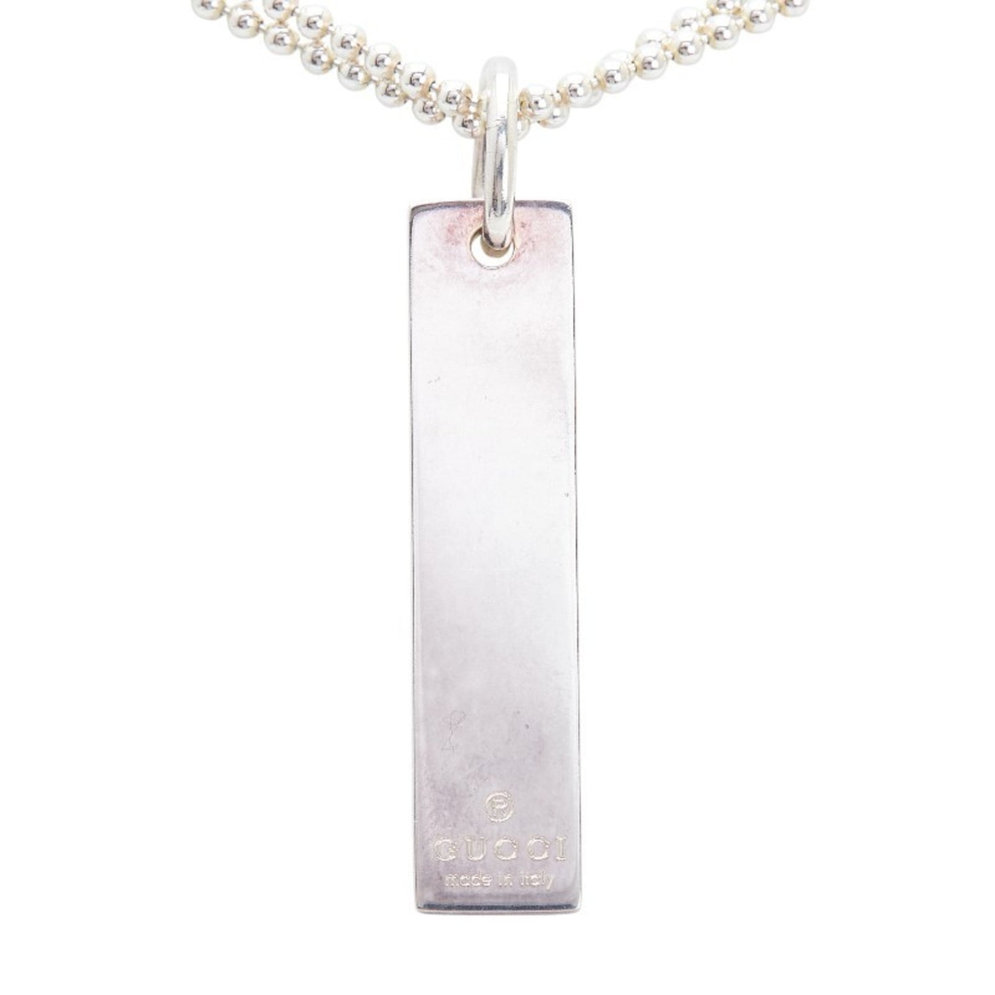 Gucci necklace ball chain double SV925 silver women's GUCCI
