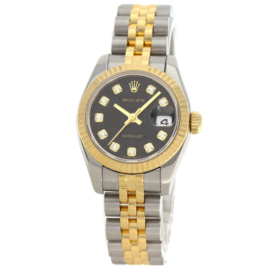 Rolex 179173G Datejust 10P Diamond Watch Stainless Steel/SSx18KYG/18KYG Women's ROLEX