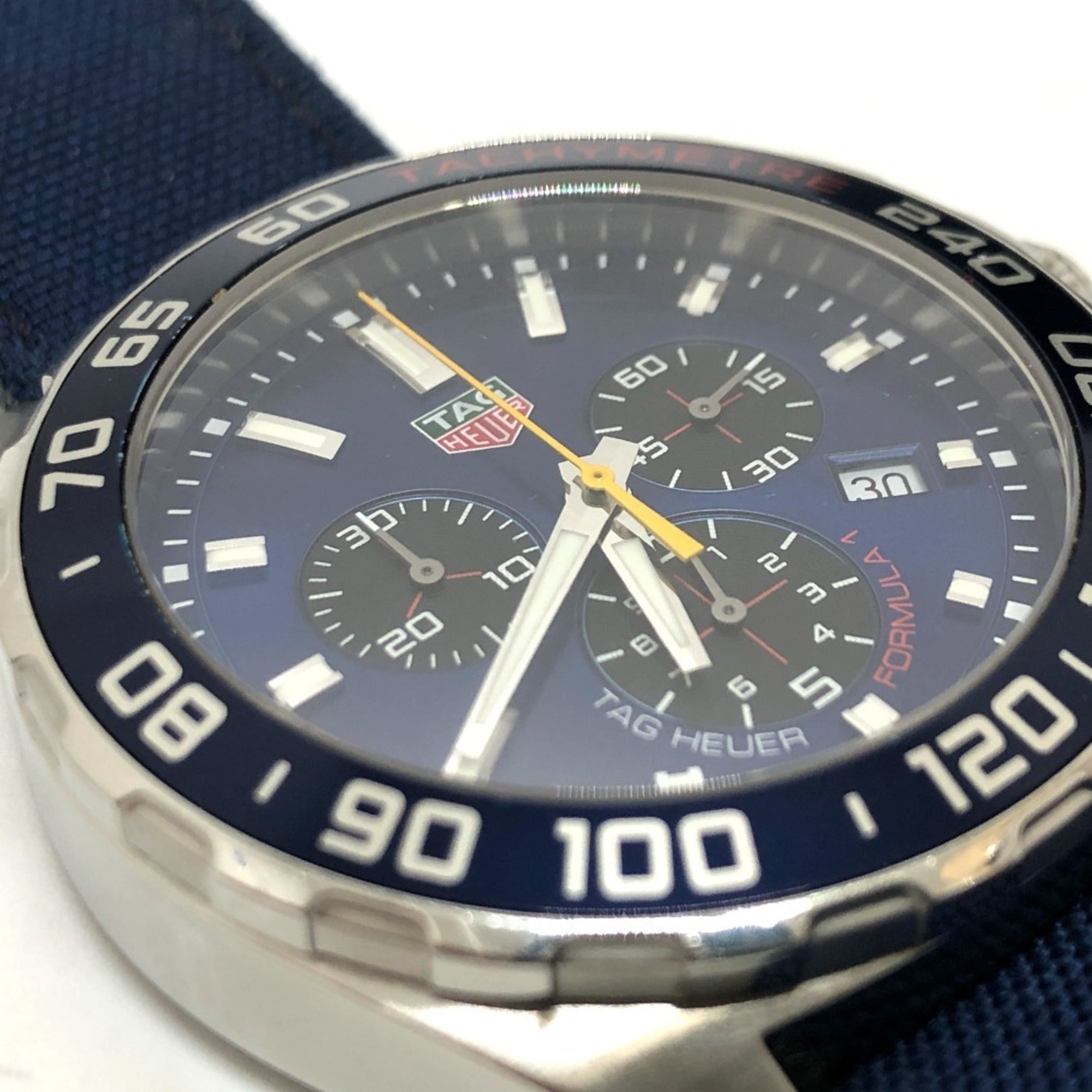 TAG HEUER CAZ101AL.BA0842 Formula 1 Red Bull Racing Collaboration Chronograph Quartz Watch Wristwatch Stainless Steel Men's Silver — Good