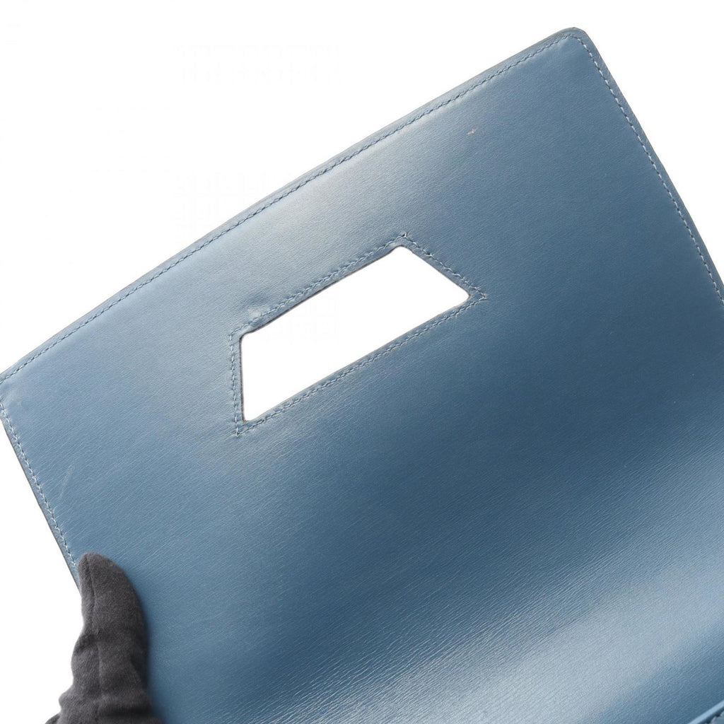 LOEWE Barcelona Shoulder Bag, Leather, Women's, Blue