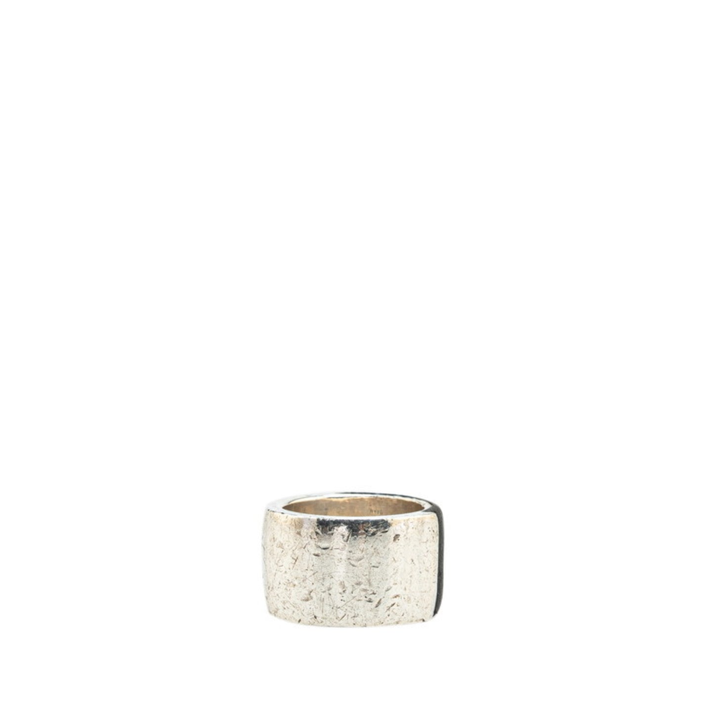 Gucci Ring SV925 Silver Rubber Women's GUCCI