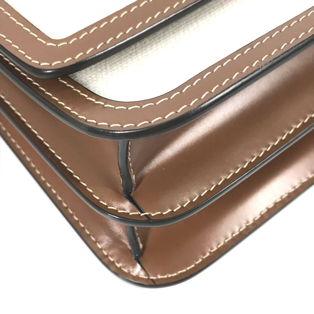 Burberry 8039365 Bag 2WAY bag Clutch bag Crossbody Shoulder Bag Beige Brown — Like New