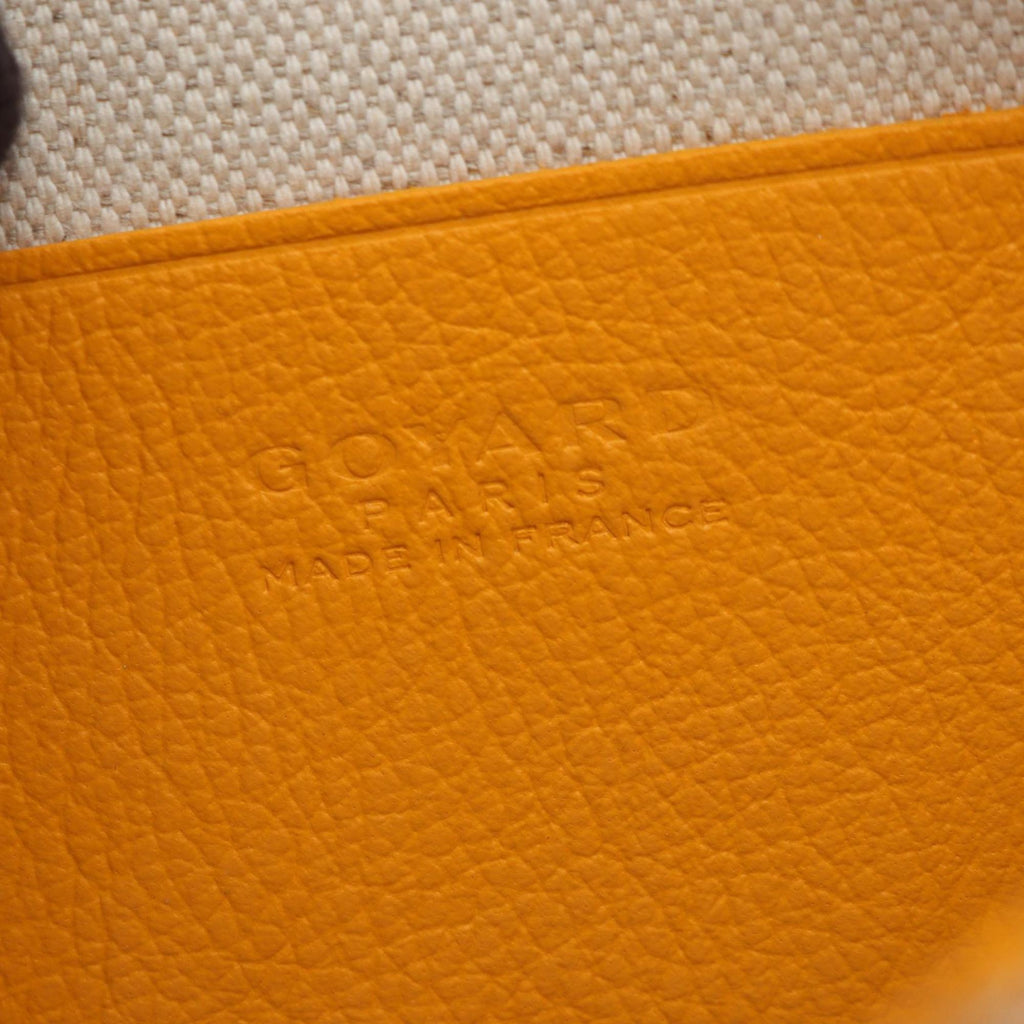 Goyard Plumet Pouch Wallet Shoulder Bag in Coated Canvas and Leather, Women's, Yellow Multicolor, PLUMETPMLTY50CL50P