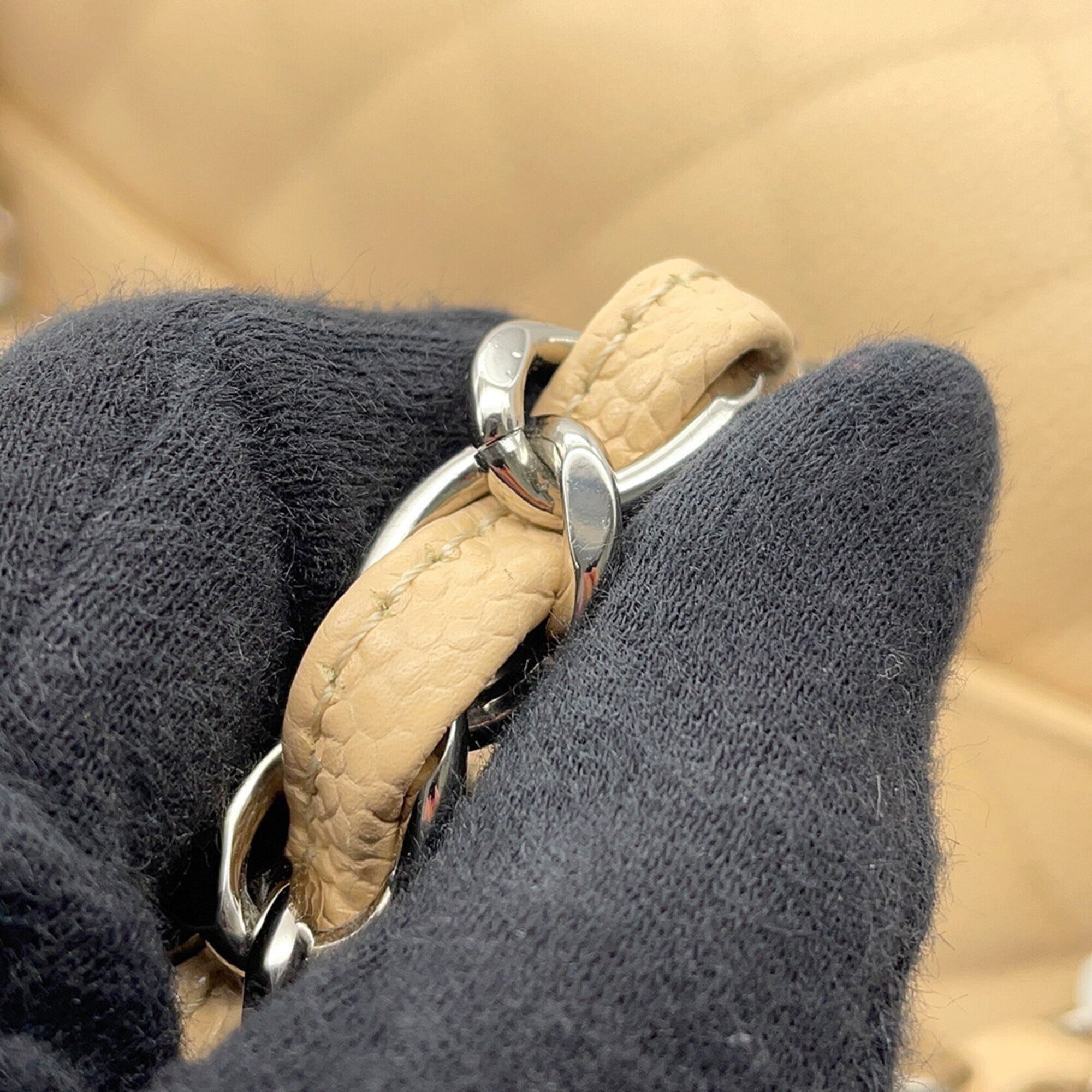 Chanel Chain Shoulder Bag Matelassé 30 Coco Mark Caviar Skin A58600 CHANEL Large Handbag Women's — Like New