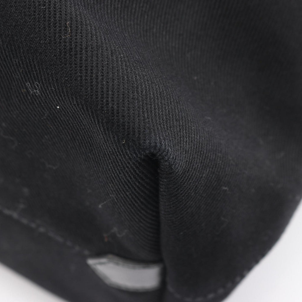 Prada Drill Tote Bag, Canvas, Women's, Black, 2VG081