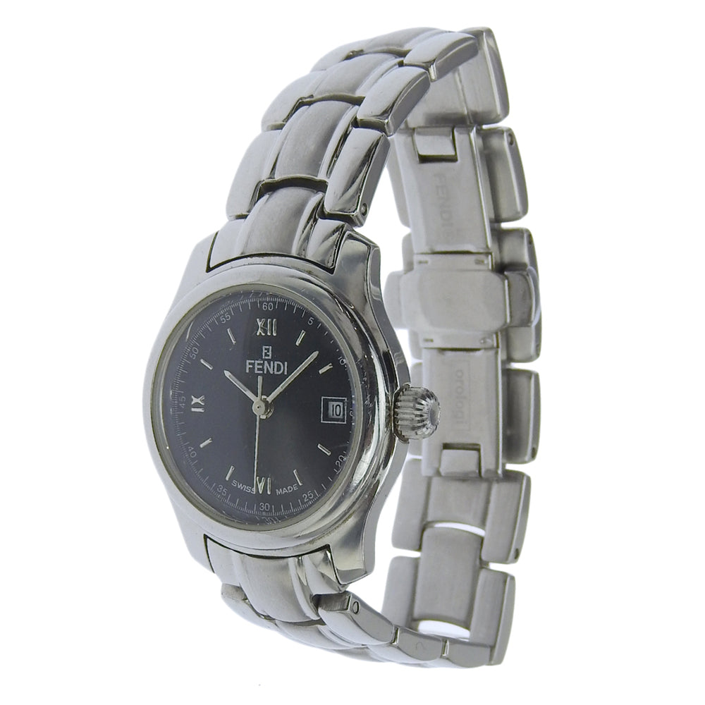 Fendi Olologi Women's Watch, 210L Stainless Steel, Quartz, Analog, Black Dial — Good