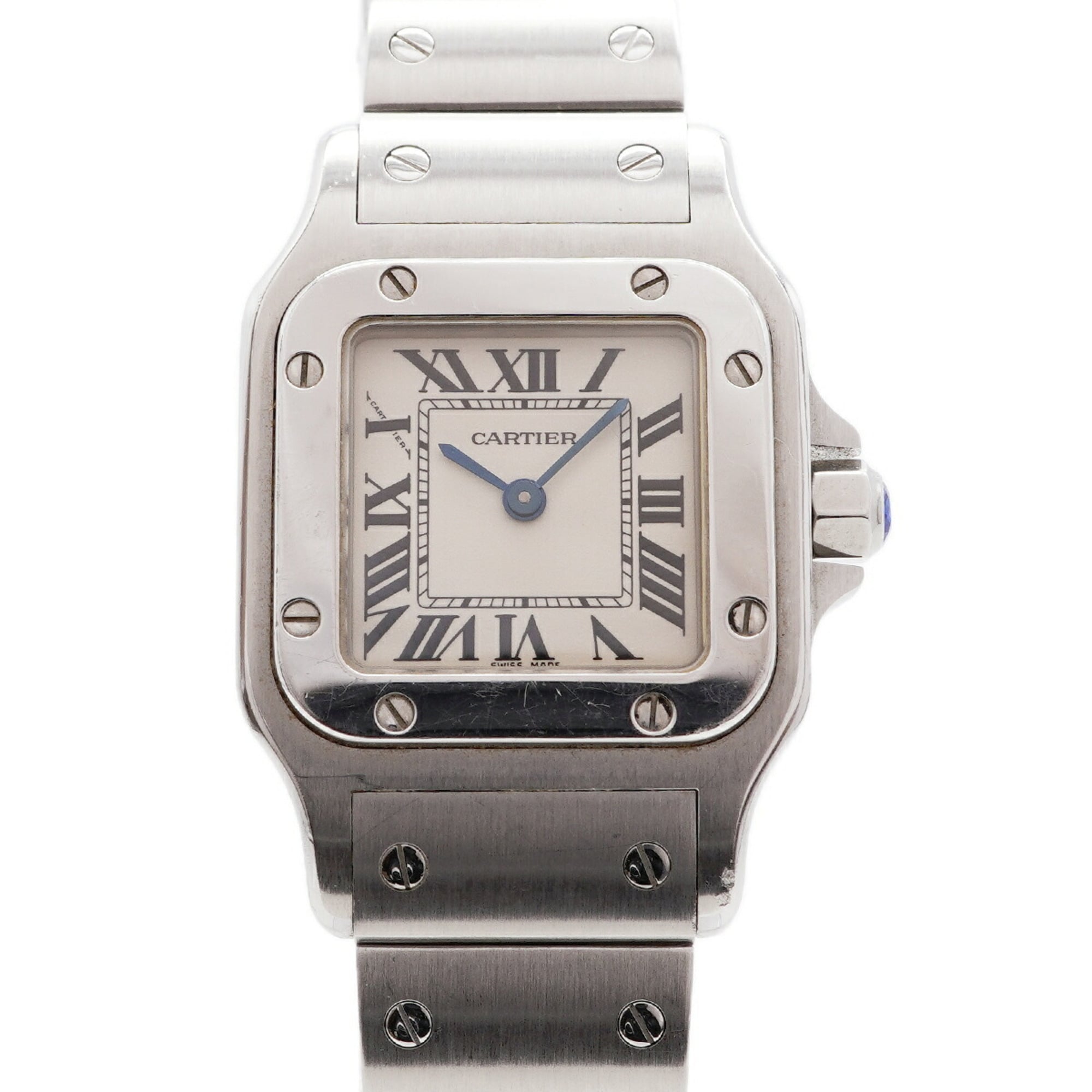 Cartier Santos Galbee SM W20056D6 Ivory Dial Women's Watch — Good