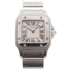 Cartier Santos Galbee SM W20056D6 Ivory Dial Women's Watch — Good