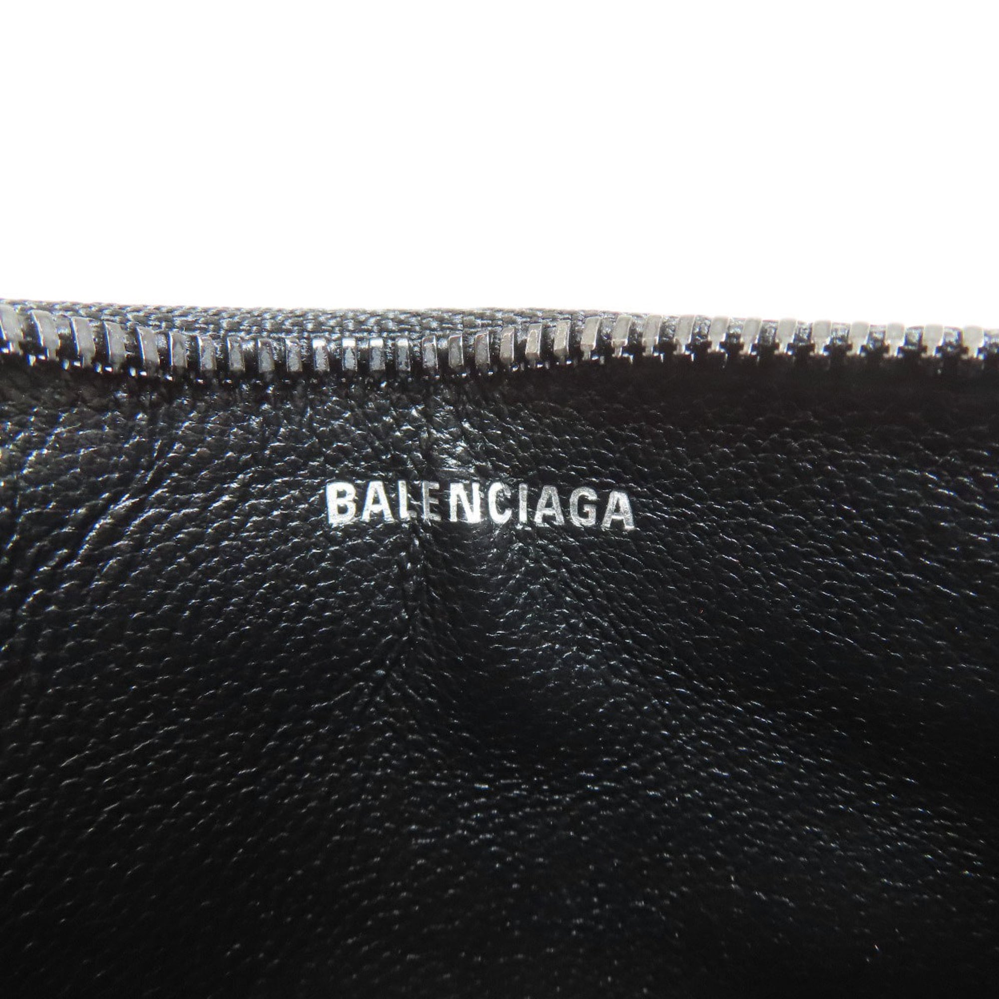Balenciaga 640535 Logo Print Coin Case PVC Women's BALENCIAGA