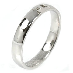 HERMES 18K White Gold Hercules Ring H119854B Size 14.5 (55mm, 3.6g) for Women — Like New