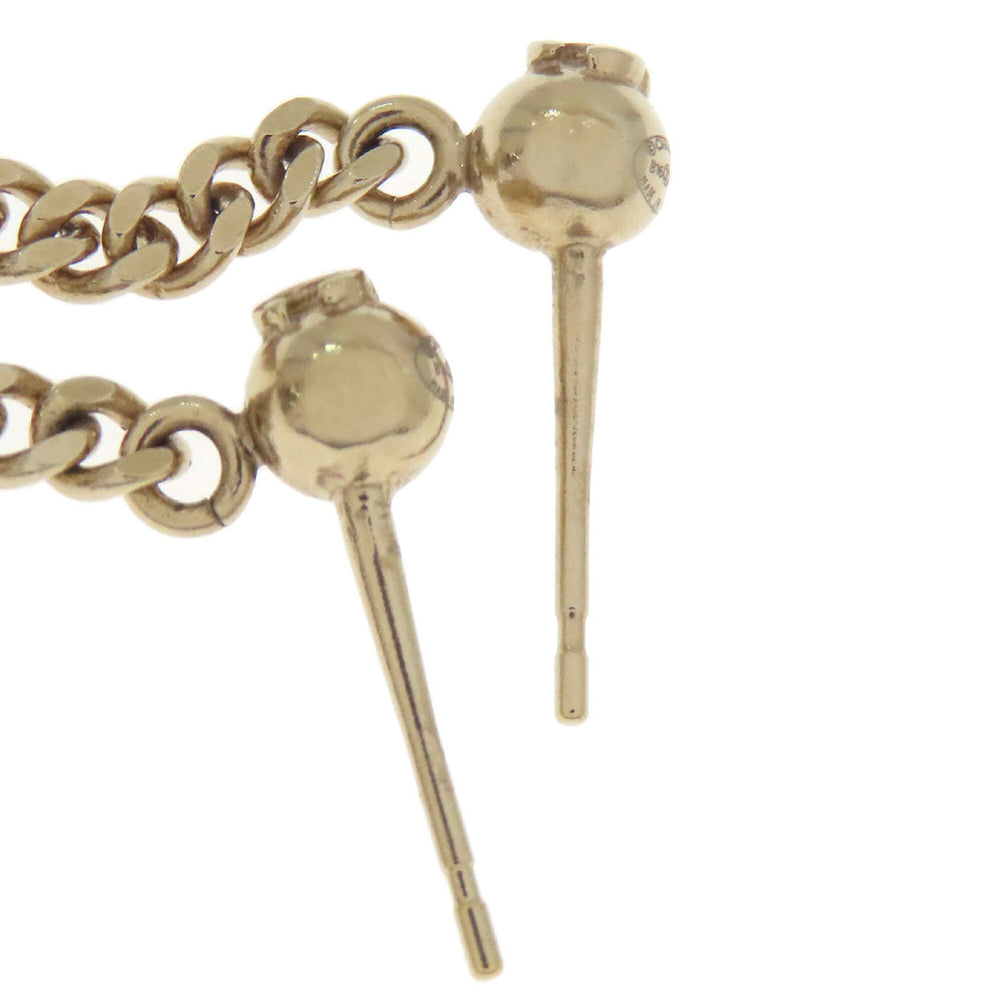 Chanel Chain Coco Mark Earrings, Metal/Faux Pearl, Women's CHANEL — Like New