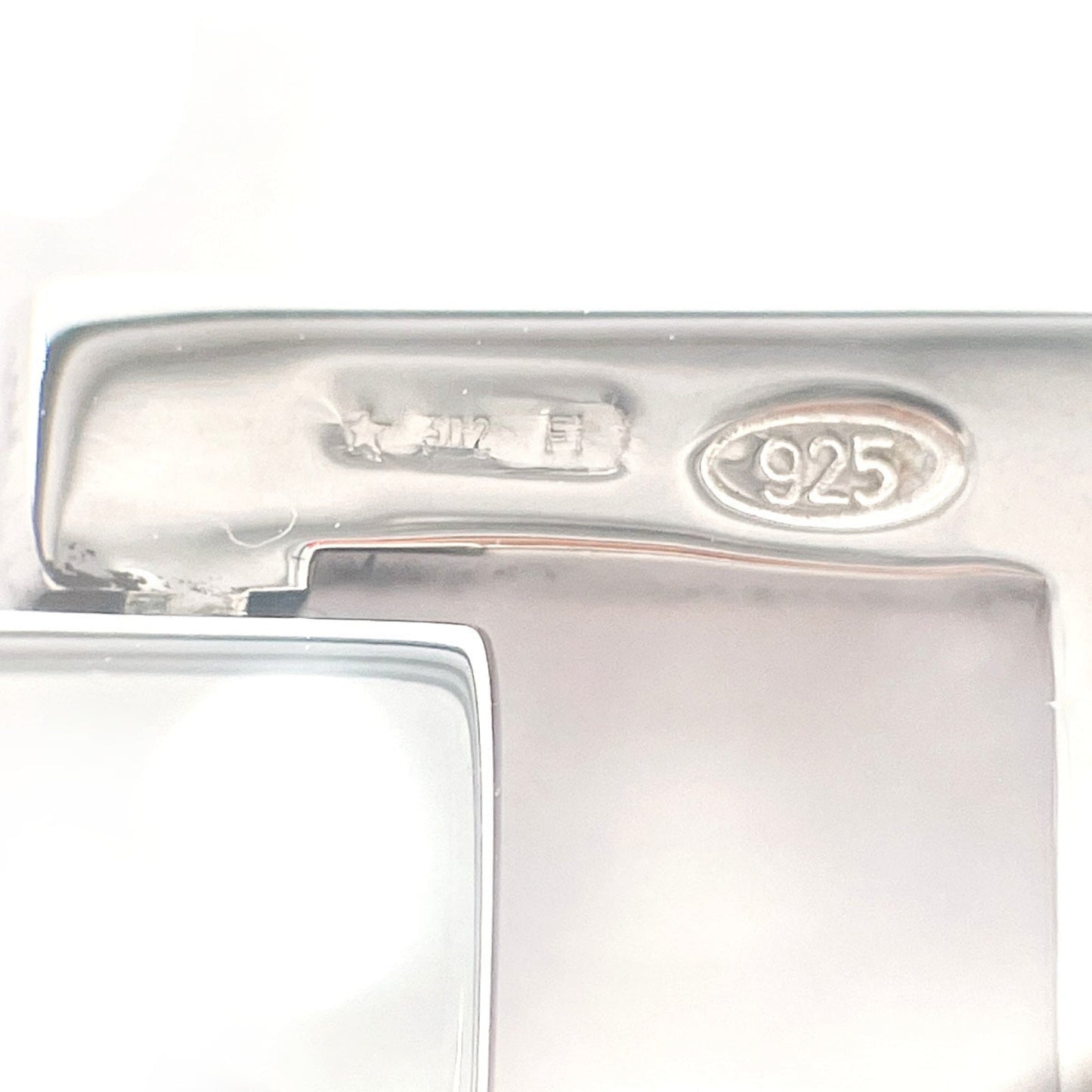 GUCCI Gucci Cufflinks, 925 Sterling Silver, Men's