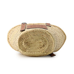 Loewe handbag, basket bag, small, raffia leather, 327.02.S93, LOEWE — Like New