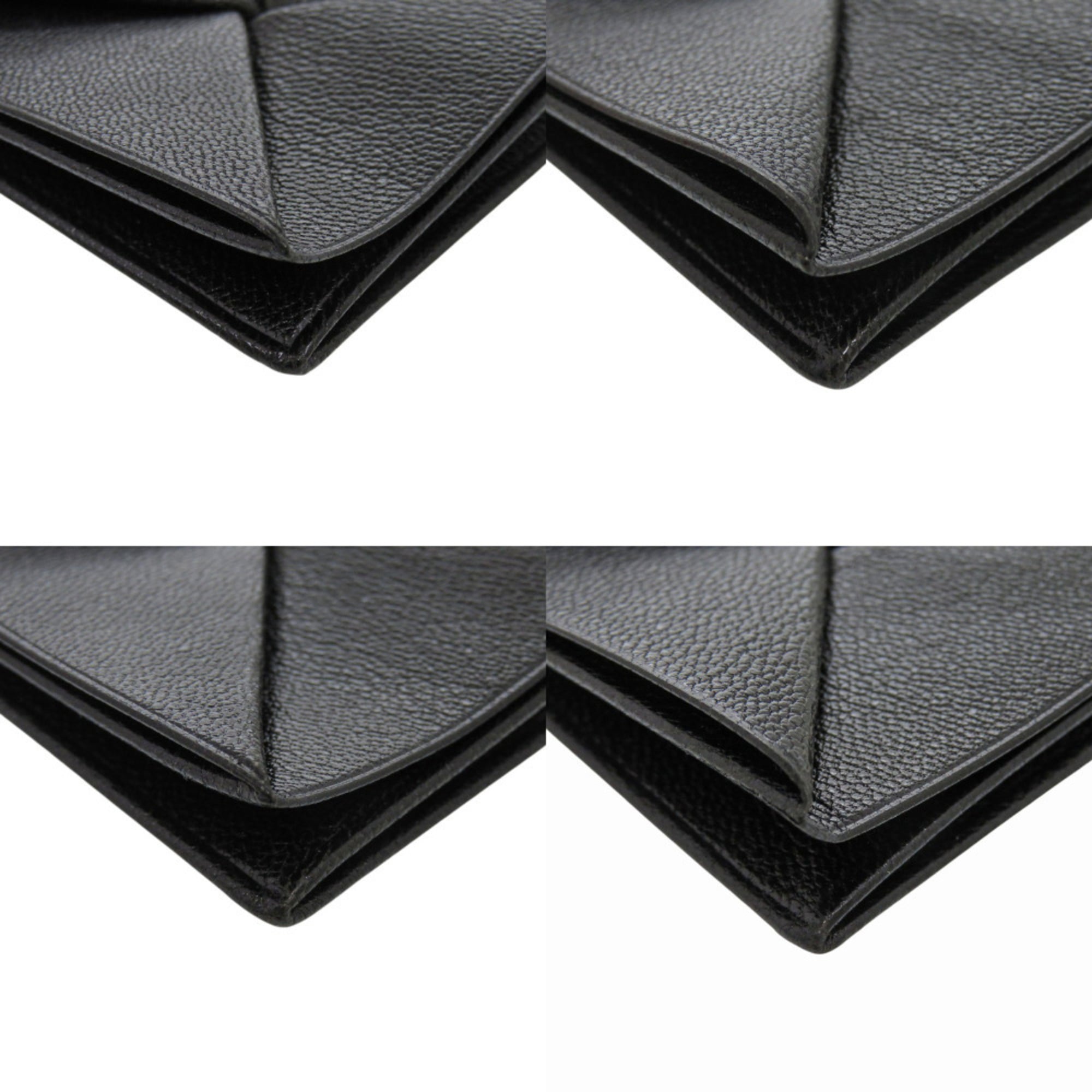 Hermes Excellent condition Hermès Zulu Chevre Black wallet/coin case with 〇Q markings, black, 0776