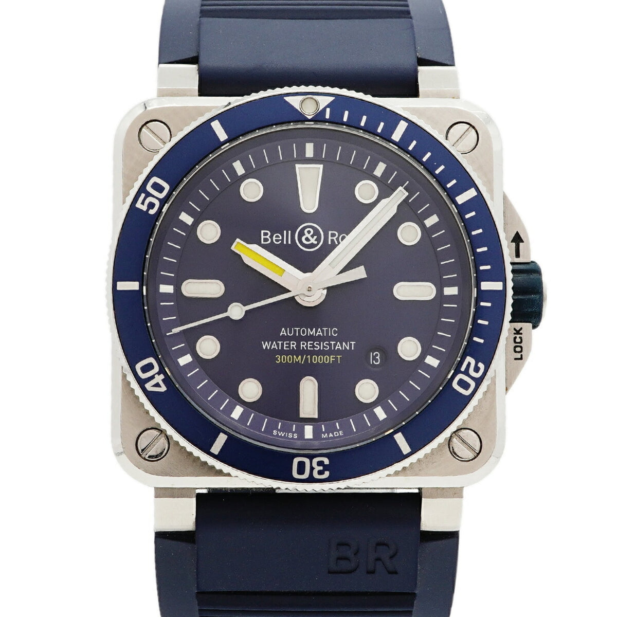 Bell & Ross BR03-92 Diver Blue BR0392-D-BU-ST SRB Dial Men's Watch — Good