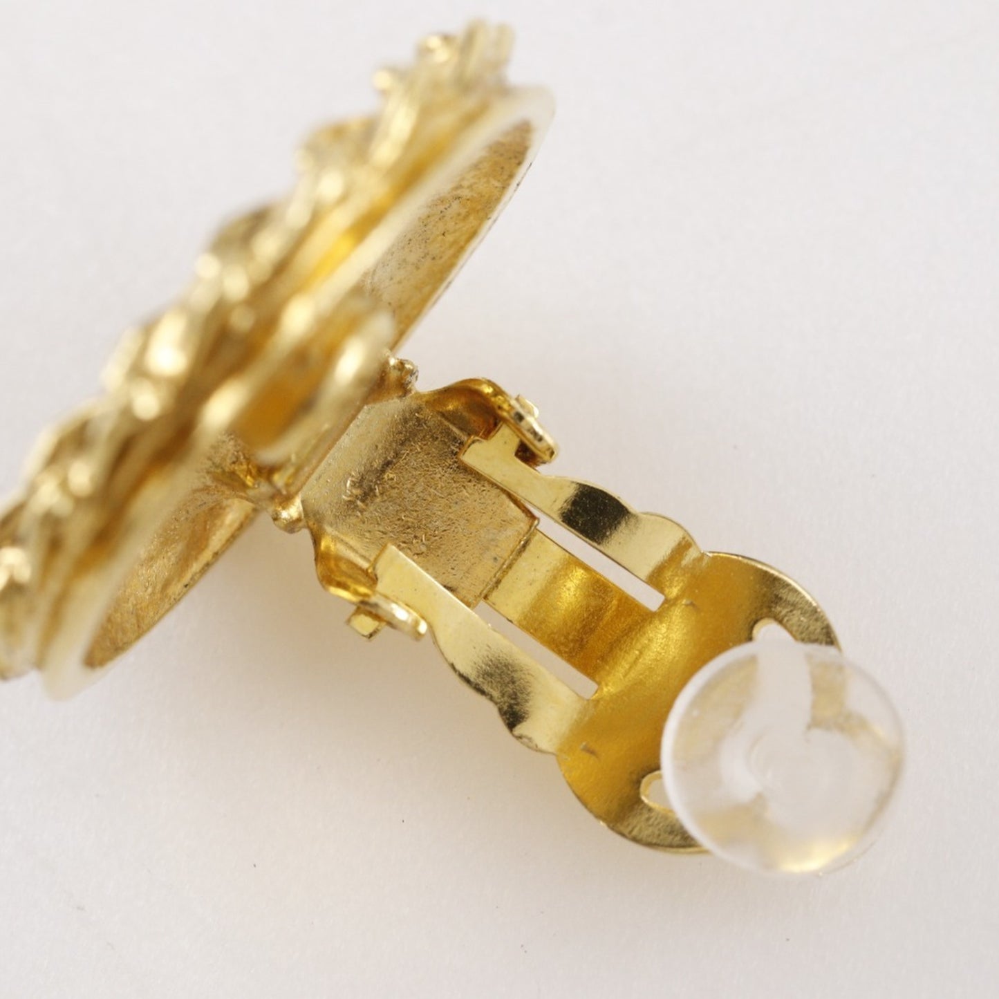 CHANEL Coco Mademoiselle Earrings, Gold Plated, Approx. 21.2g, Women's