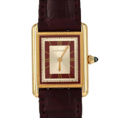 Cartier Tank Louis MM YG WGTA0059 Watch Manual Winding — Very Good